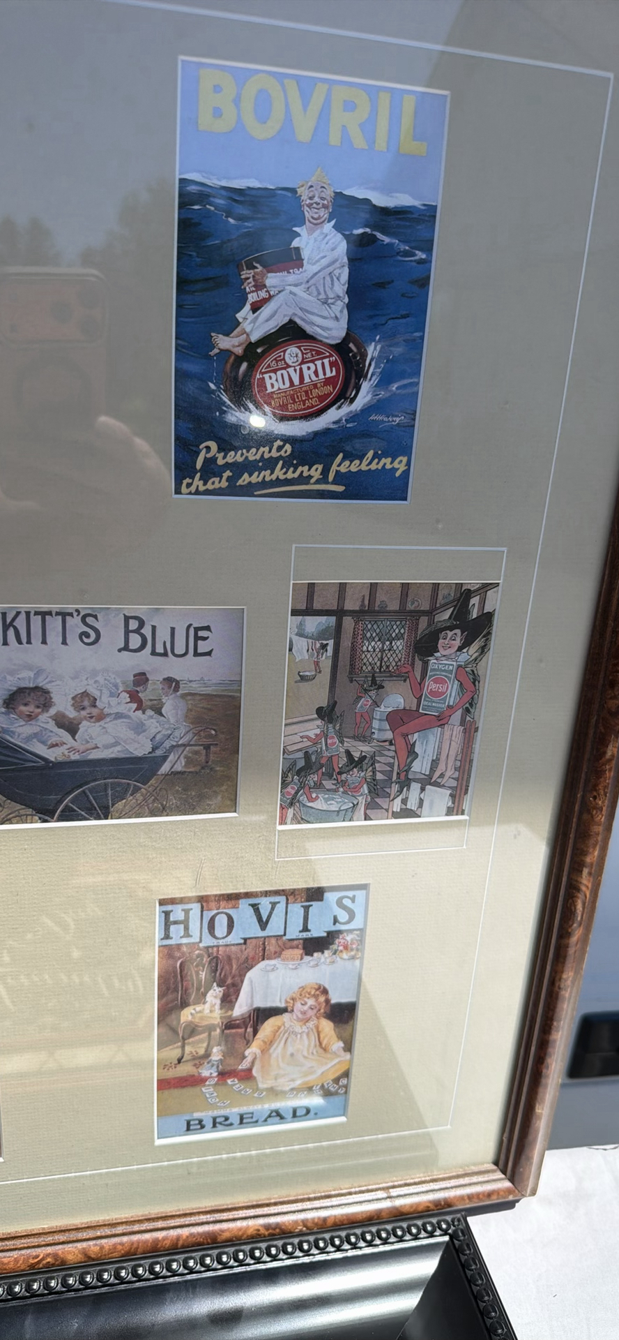 Two Framed Vintage Style Advertising Prints - image 5 of 8