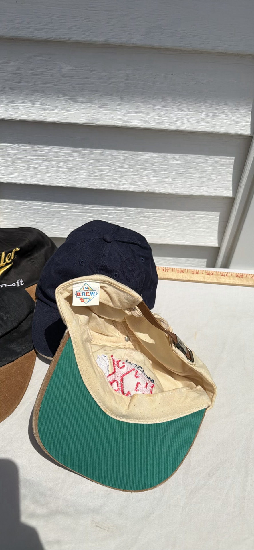 Four Beer-Branded Baseball Caps - Miller, Molson, etc. - image 3 of 10