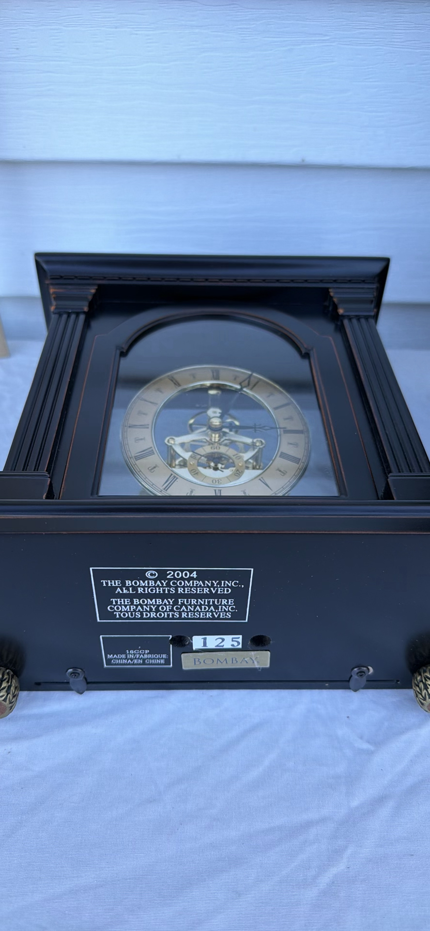 Bombay St. Andrews Table Clock with Original Box - image 12 of 13