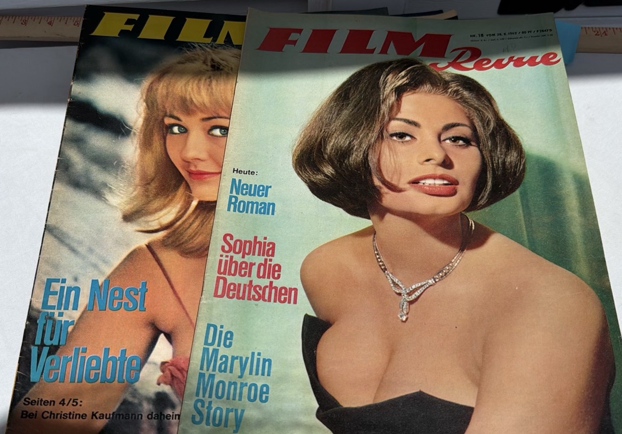 Vintage 1962 FILM Revue German Magazines - Lot Of 18 - image 2 of 12