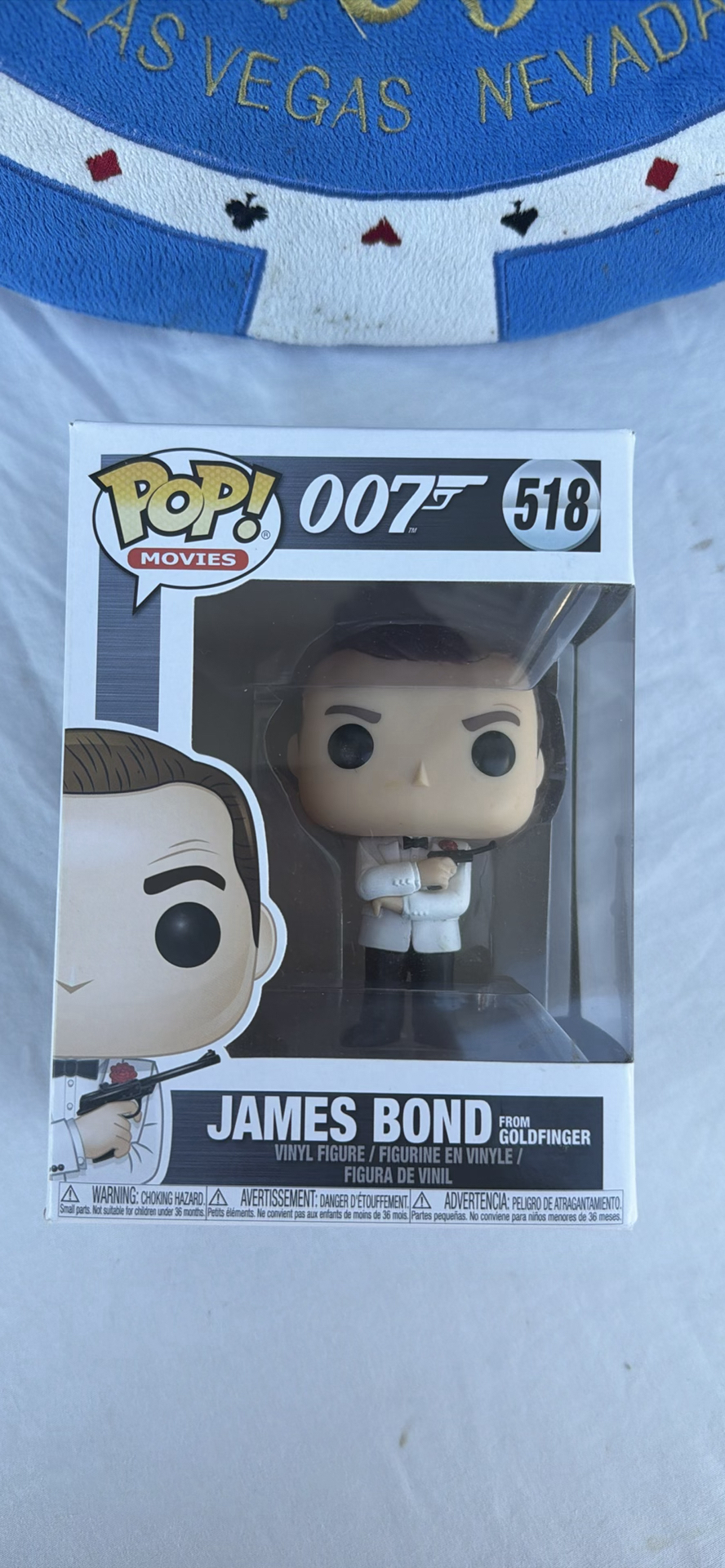 Las Vegas Casino Chip Pillow and Funko Pop James Bond Figure - image 6 of 10