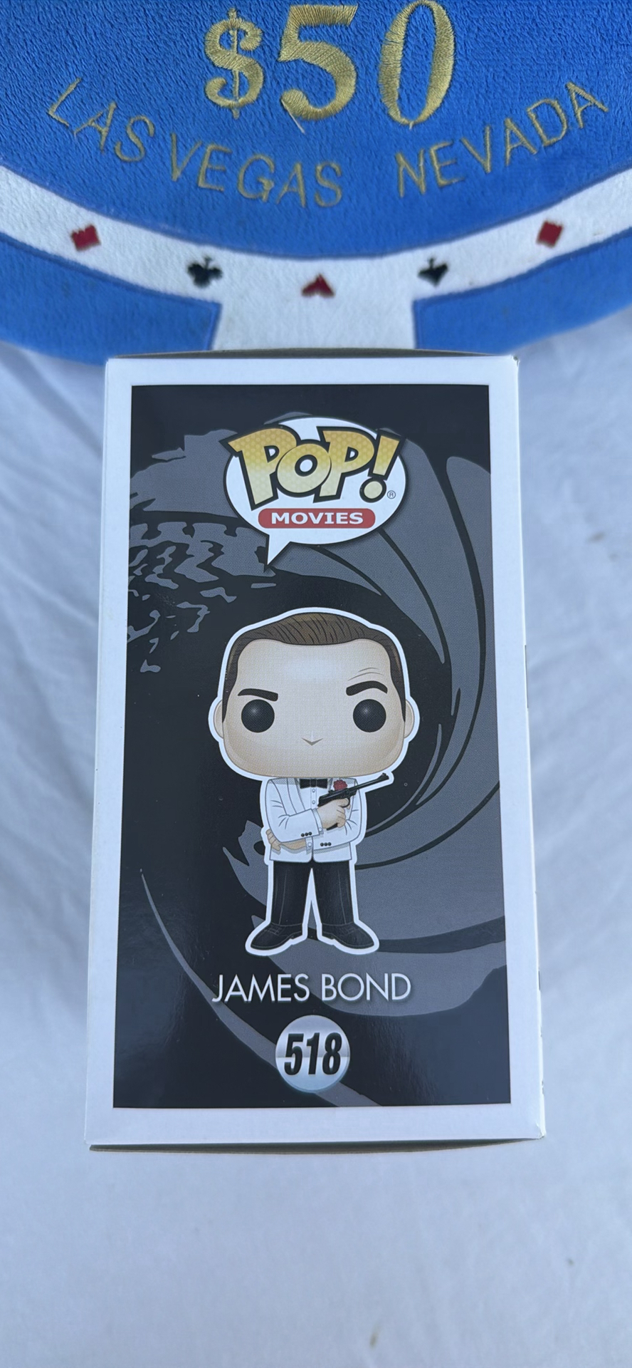 Las Vegas Casino Chip Pillow and Funko Pop James Bond Figure - image 9 of 10