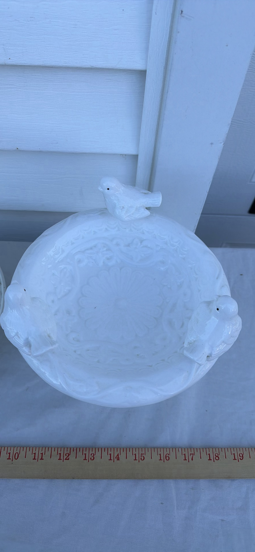 Bombay Three-Tier Serving Stand and Bird-Decorated Pedestal Bowl - image 4 of 9