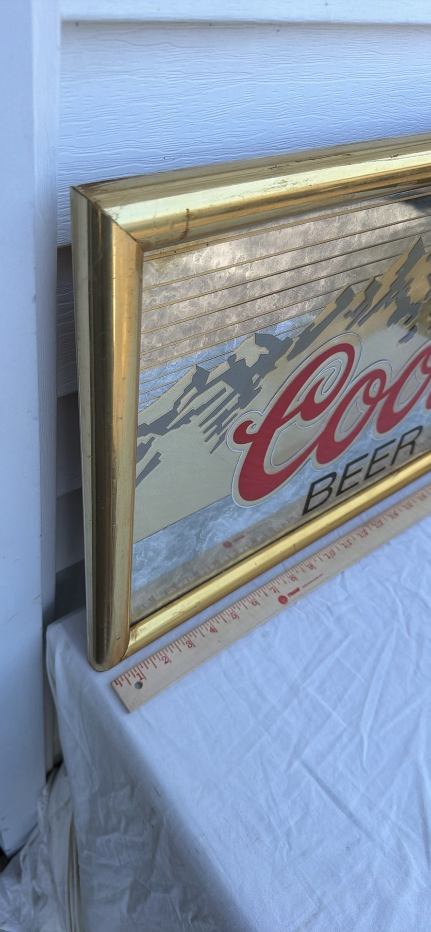 Vintage 1988 Framed Coors Beer Sign - image 4 of 7