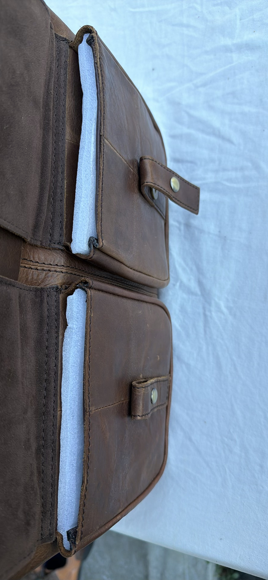 Brown Soft Leather Briefcase - image 15 of 16