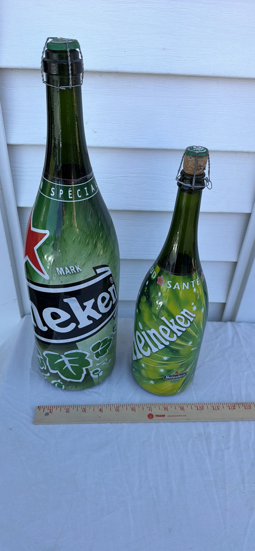 Two Large-Format Heineken Beer Bottles - image 8 of 8