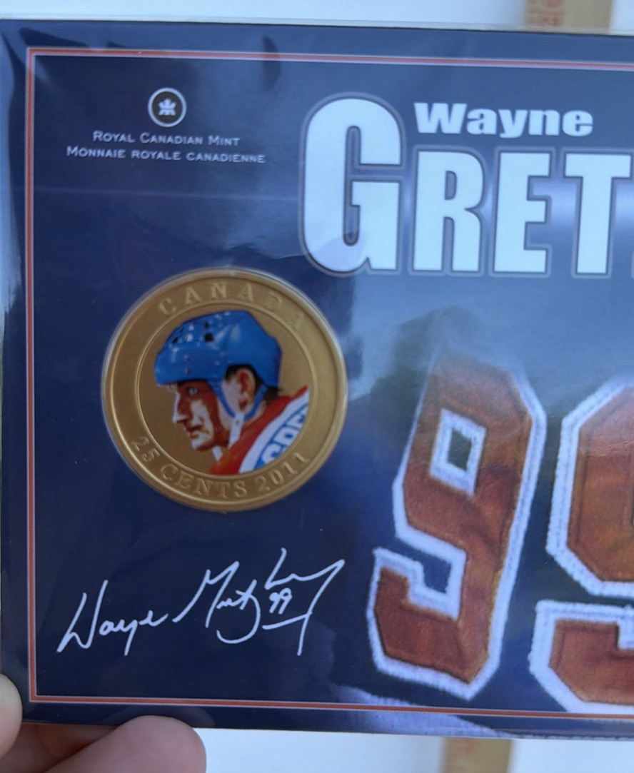 Wayne Gretzky 2011 Royal Canadian Mint Commemorative Coin Card - image 5 of 5