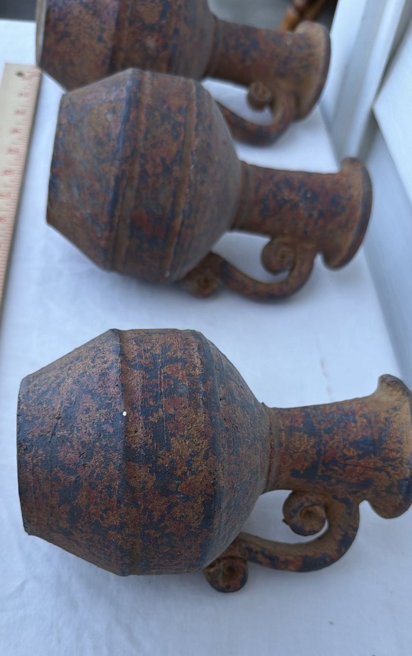 Three Handled Clay Jugs - image 6 of 7