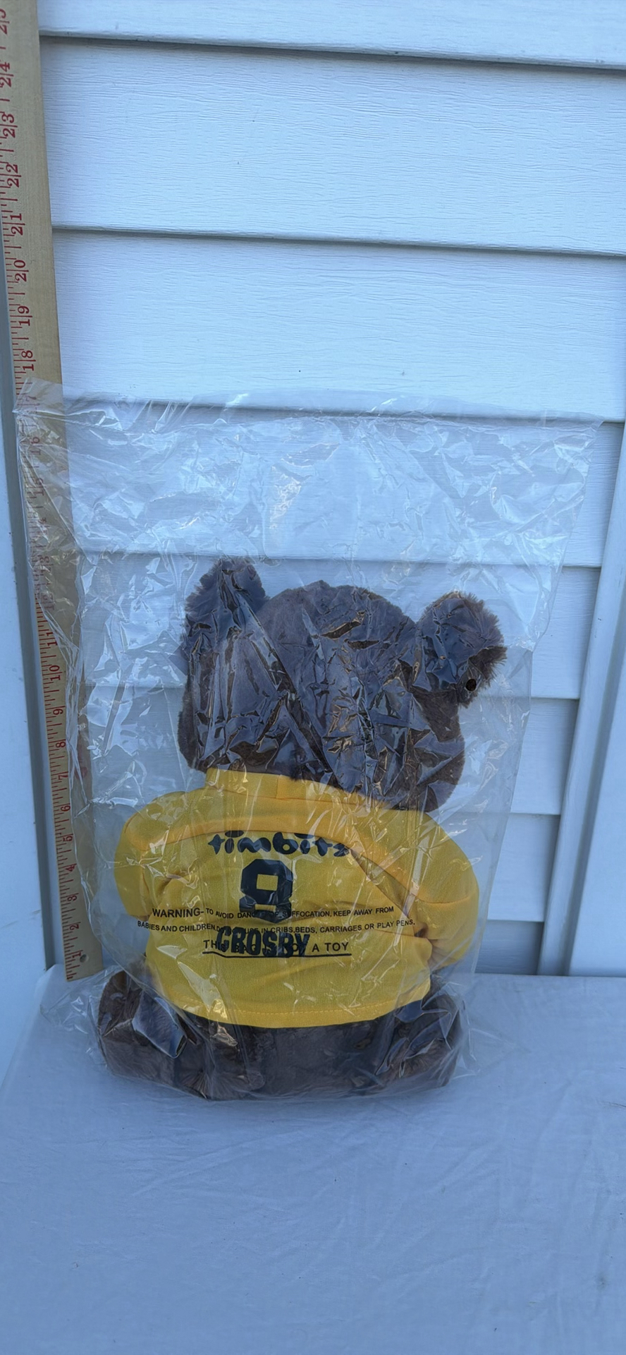 NEW In Bag - Limited Edition Tim Hortons Sidney Crosby Teddy Bear Plush Toy - image 4 of 4
