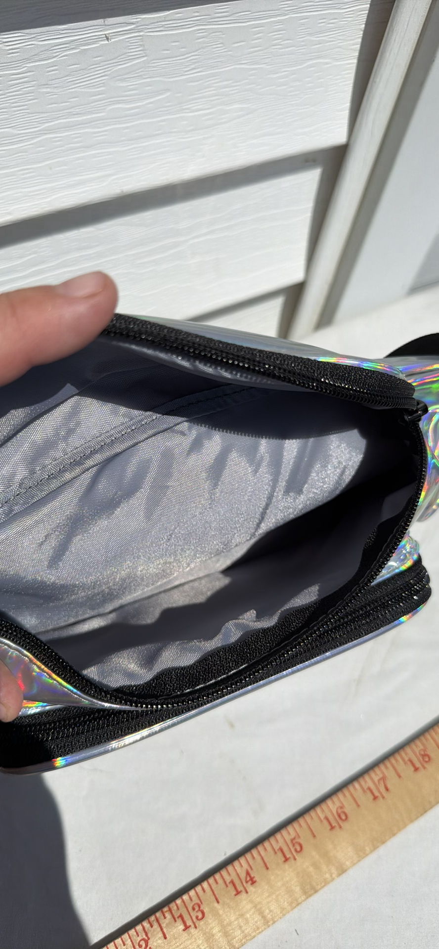 Holographic Waist Bag with Adjustable Strap - image 6 of 7