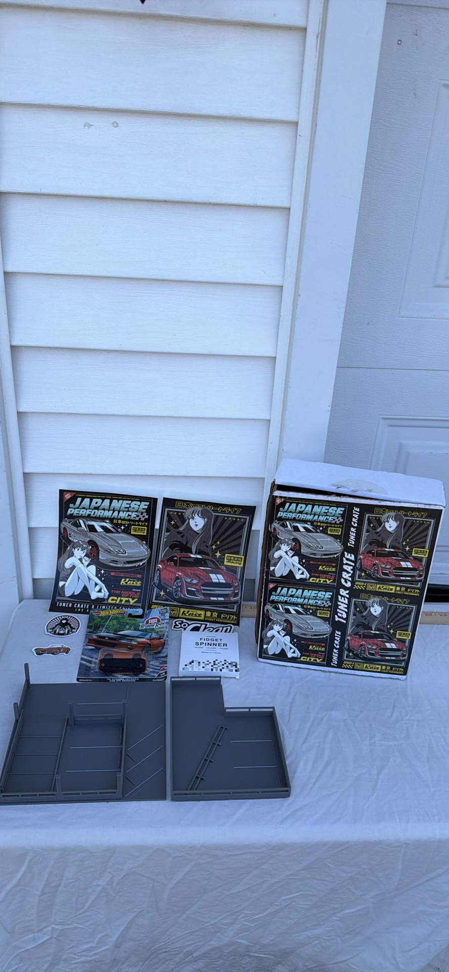 Japanese Performance Automotive Stickers, Die-Cast Car, and Organizer Trays - image 8 of 8