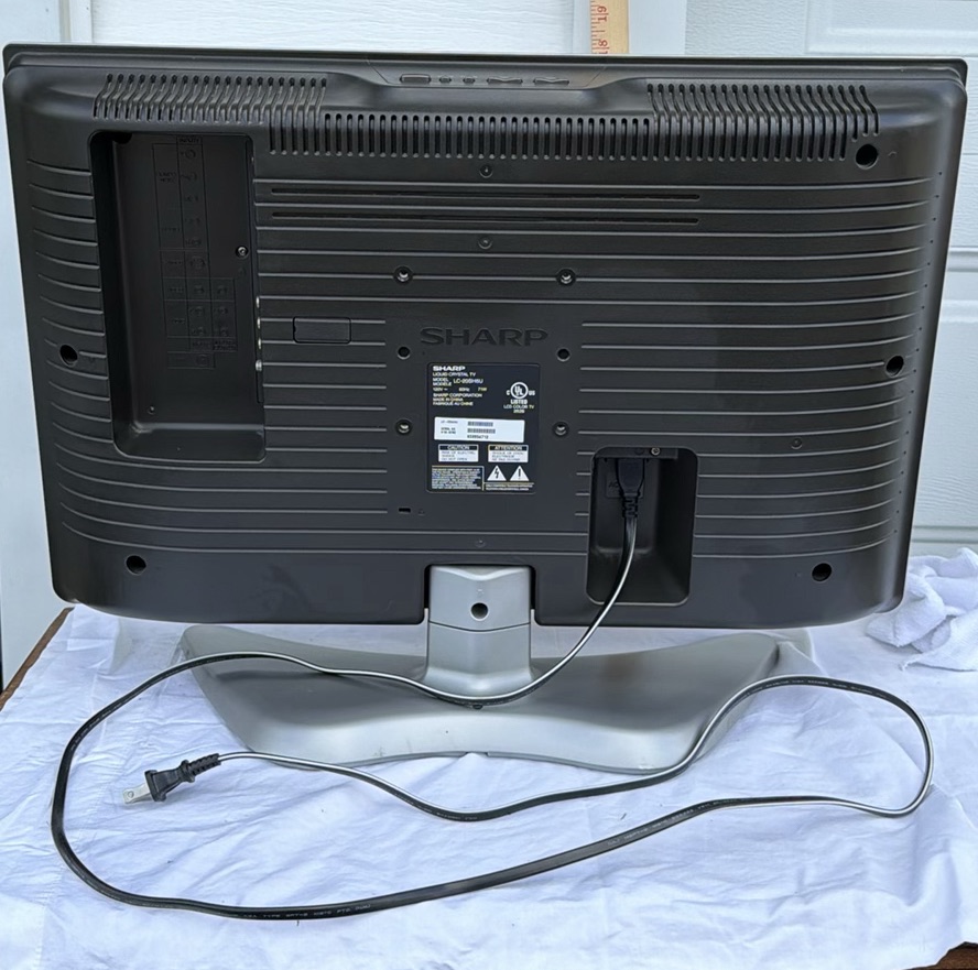 Sharp Flat-Screen Television with Stand - image 3 of 3