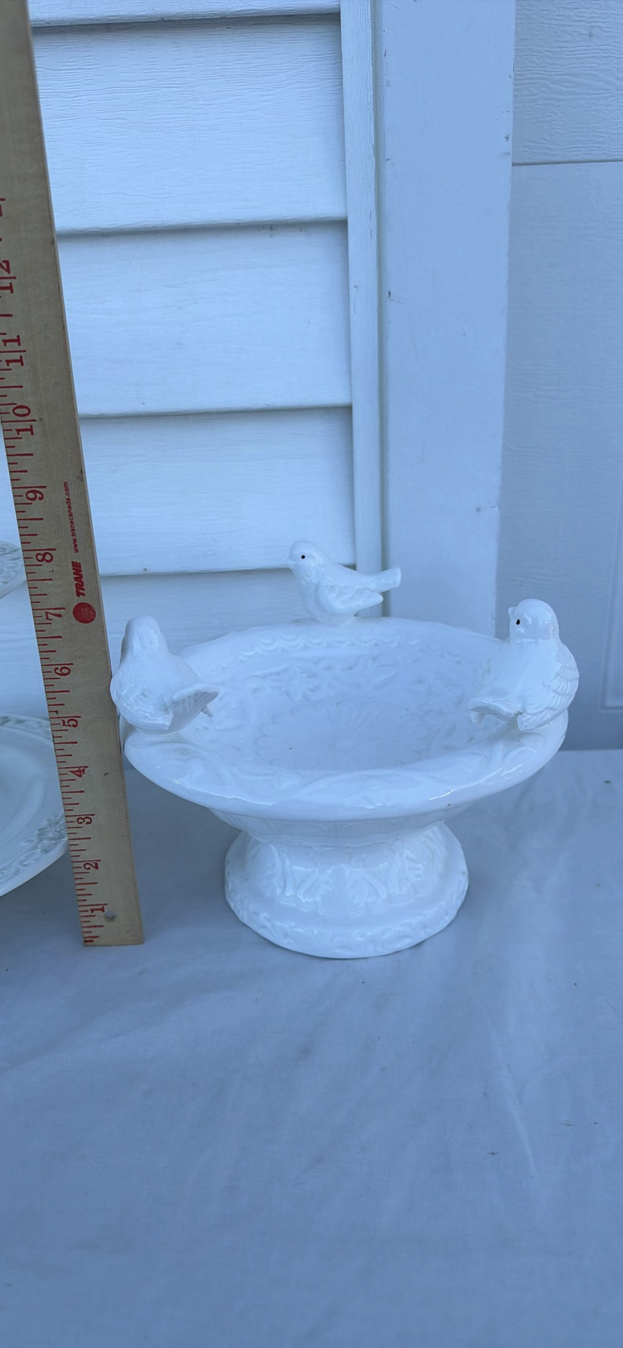 Bombay Three-Tier Serving Stand and Bird-Decorated Pedestal Bowl - image 3 of 9