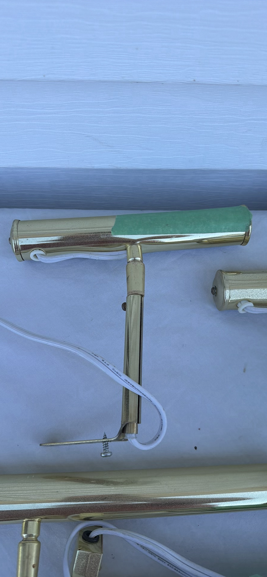 Brass Wall-Mounted Picture Lights - image 3 of 9