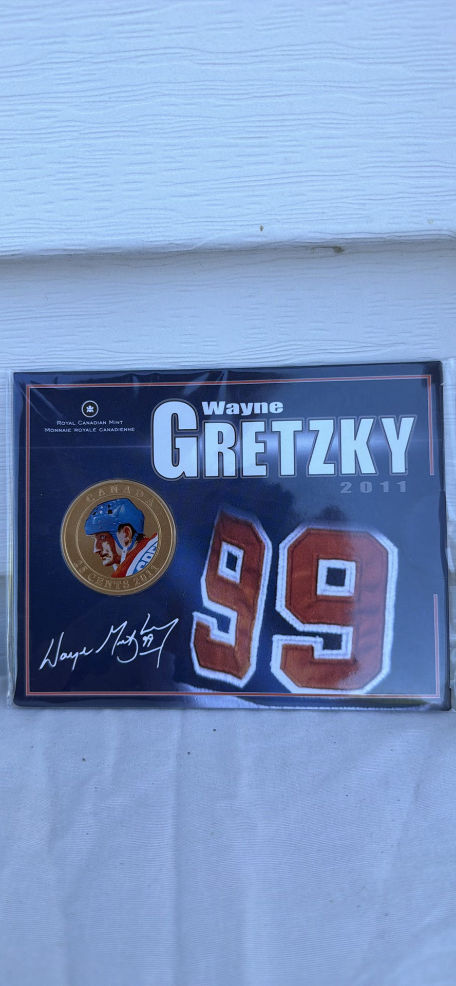 Wayne Gretzky 2011 Royal Canadian Mint Commemorative Coin Card - image 2 of 5