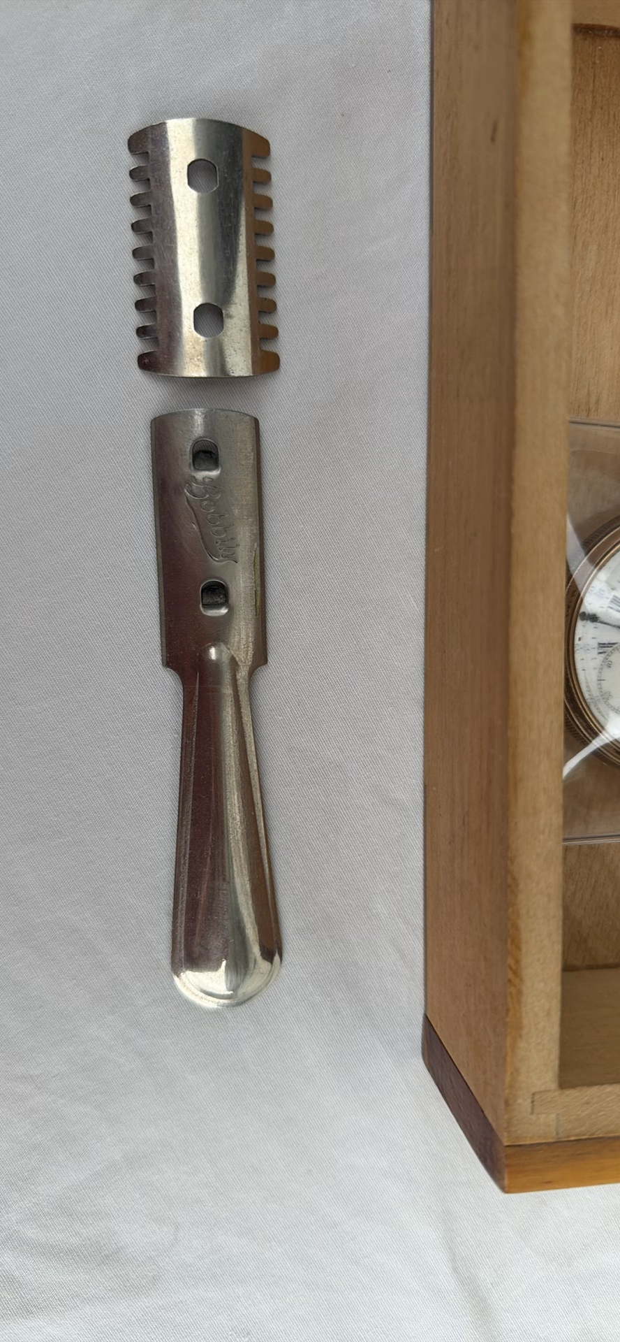 Vintage Watch & Wooden Shaving Kit with Kronenberg Supra Gold Razor Blades - image 11 of 21