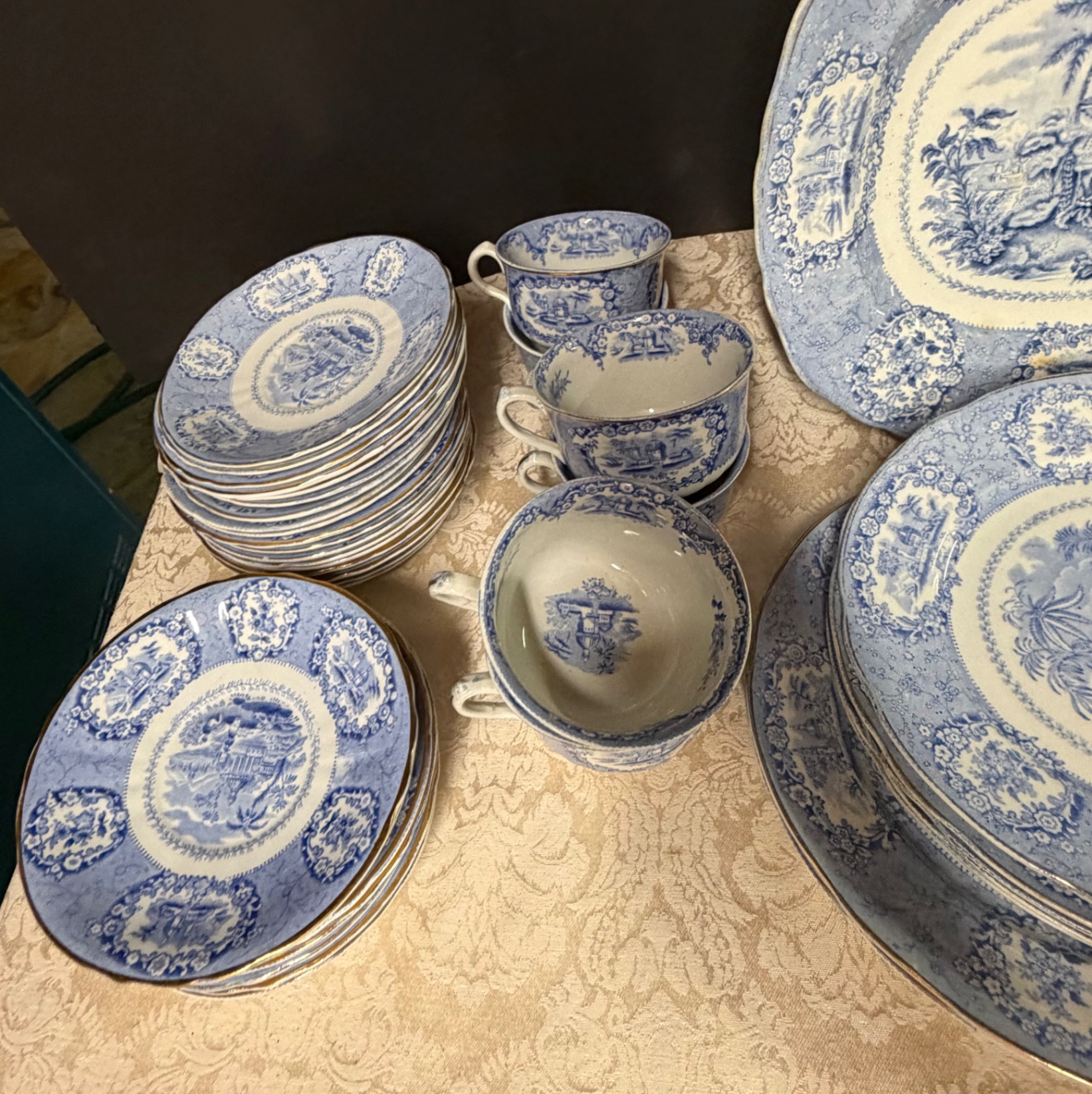 Vintage Ridgway "Oriental" Transferware - image 4 of 7