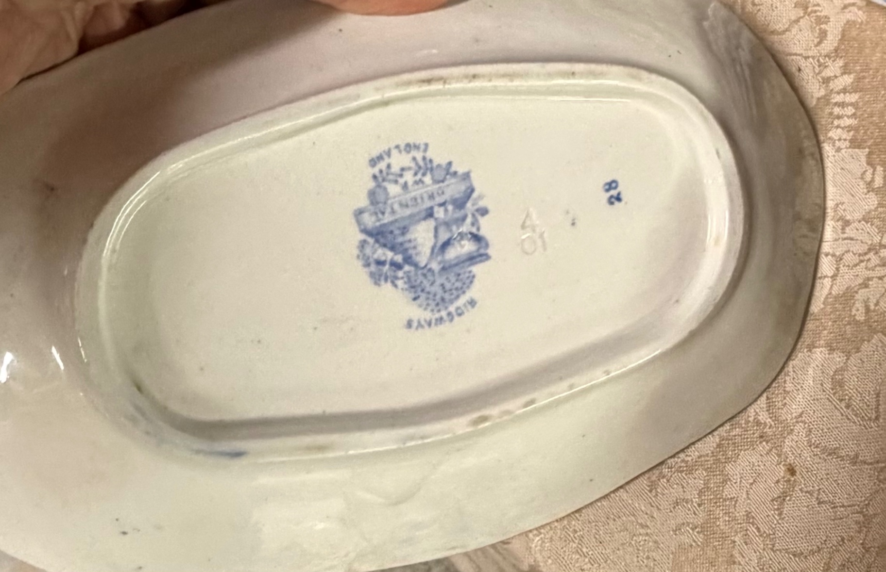 Vintage Ridgway "Oriental" Transferware - image 7 of 7