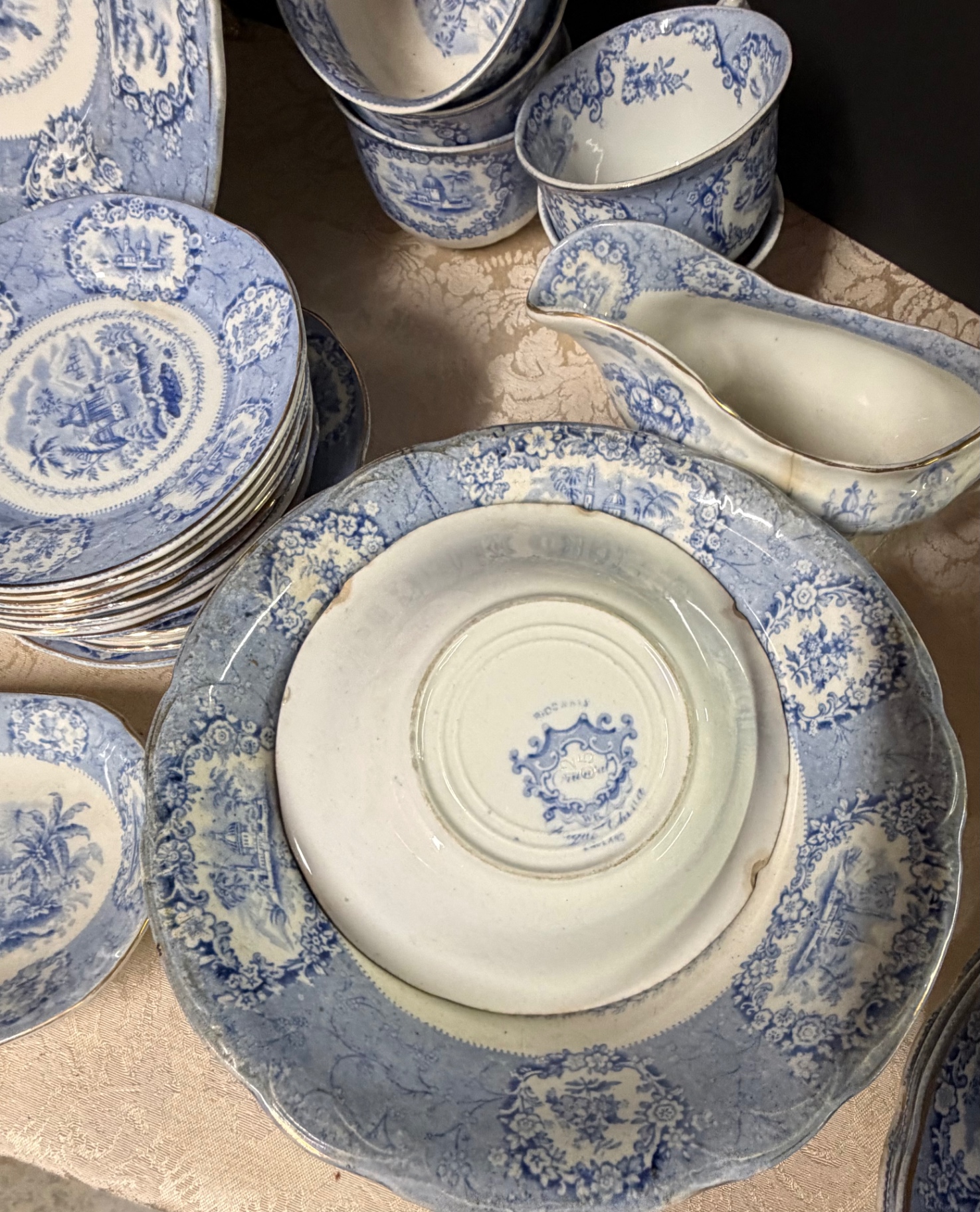 Vintage Ridgway "Oriental" Transferware - image 6 of 7