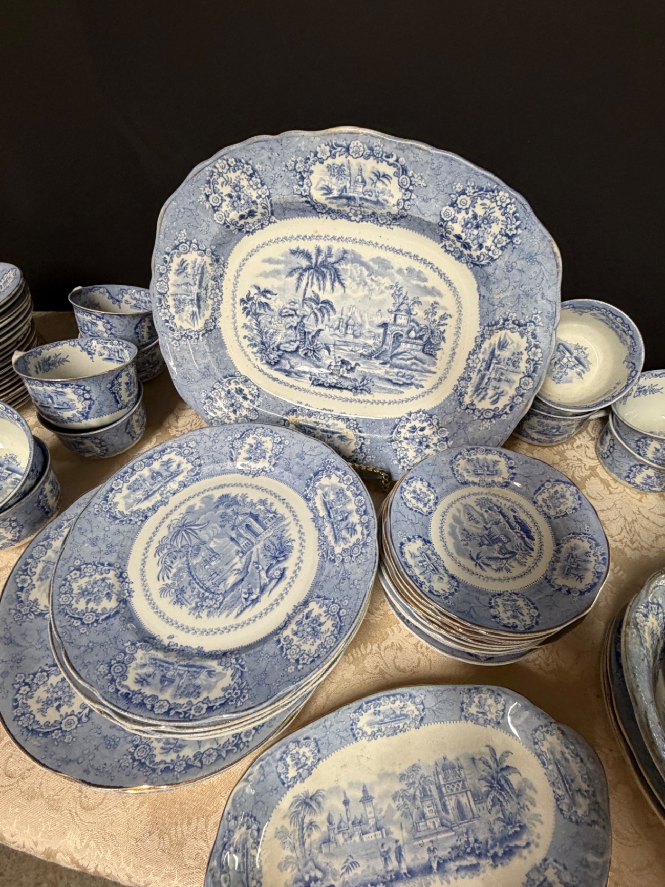 Vintage Ridgway "Oriental" Transferware - image 3 of 7
