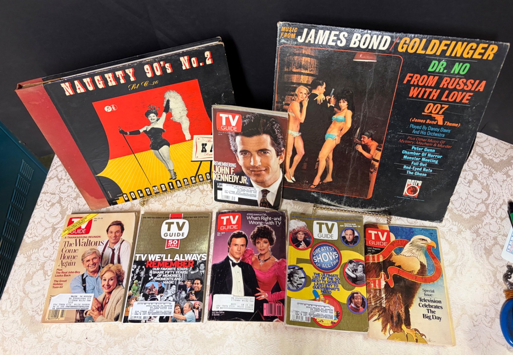 Vintage lot TV Guides, Albums - image 1 of 1