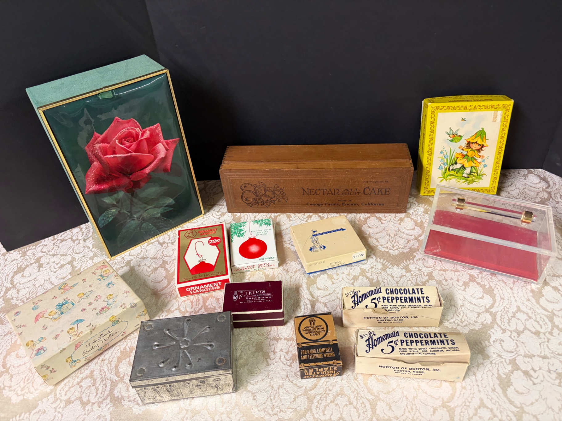 Vintage lot of Advertisement Boxes etc - image 1 of 7