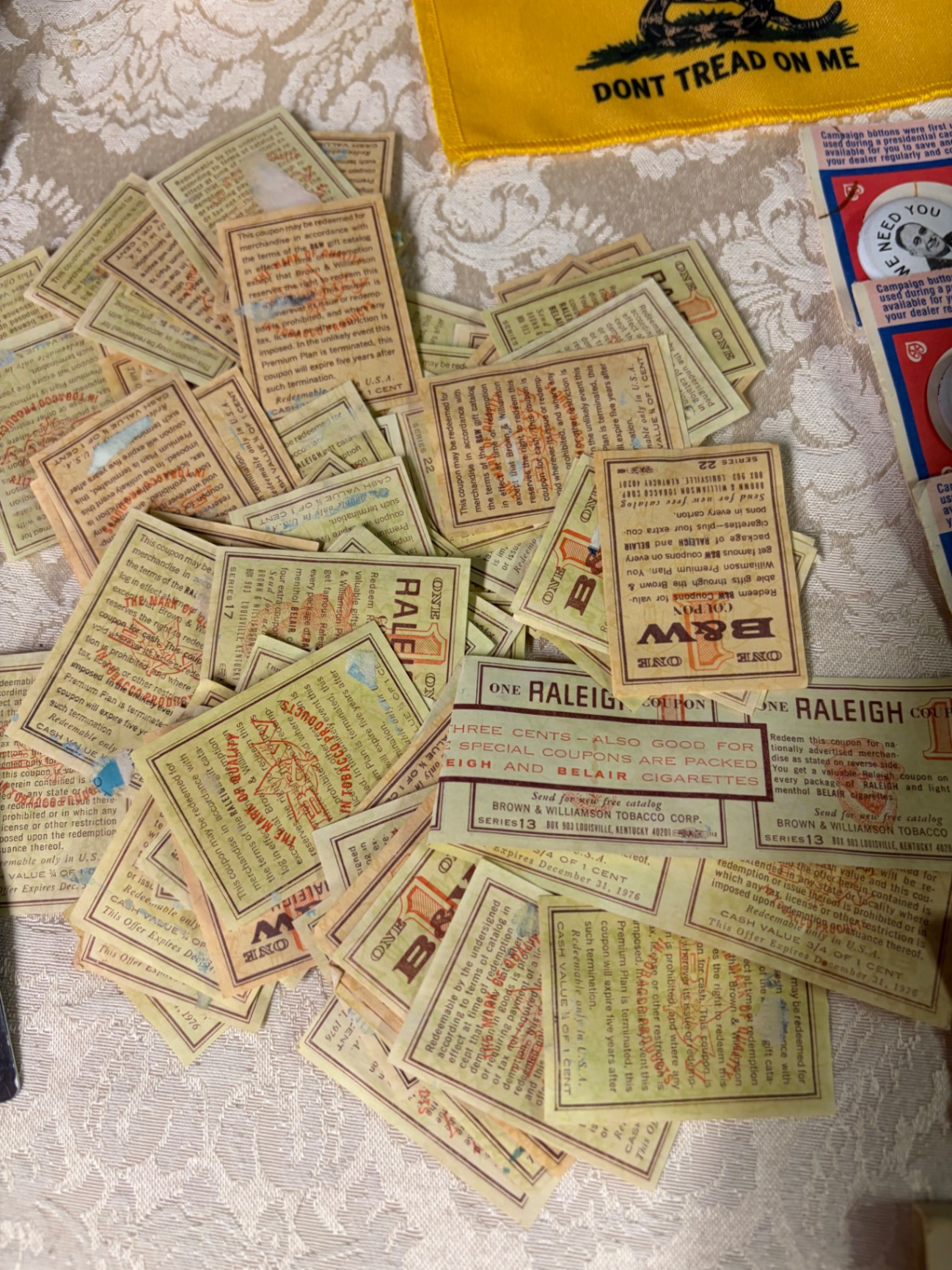 Vintage Raleigh Tobacco Coupons and lots more!! - image 2 of 5