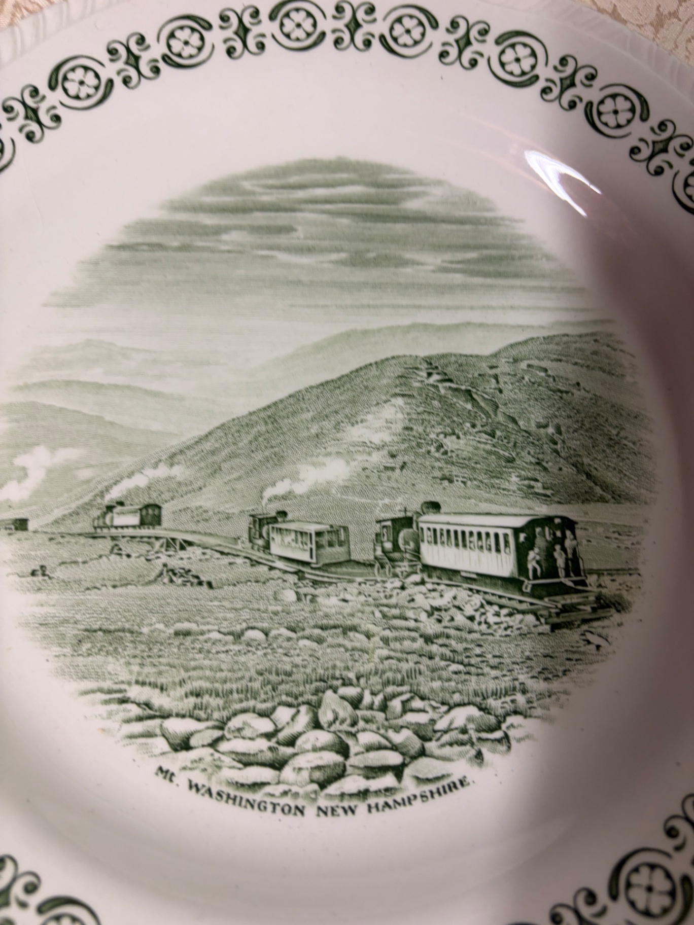 6 Vintage New England Plates by Wood & Sons England  - image 8 of 9