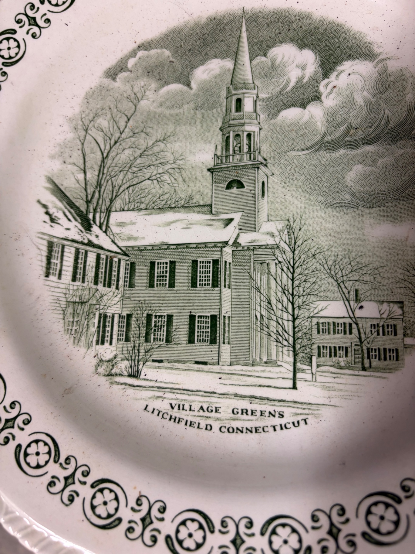 6 Vintage New England Plates by Wood & Sons England  - image 7 of 9