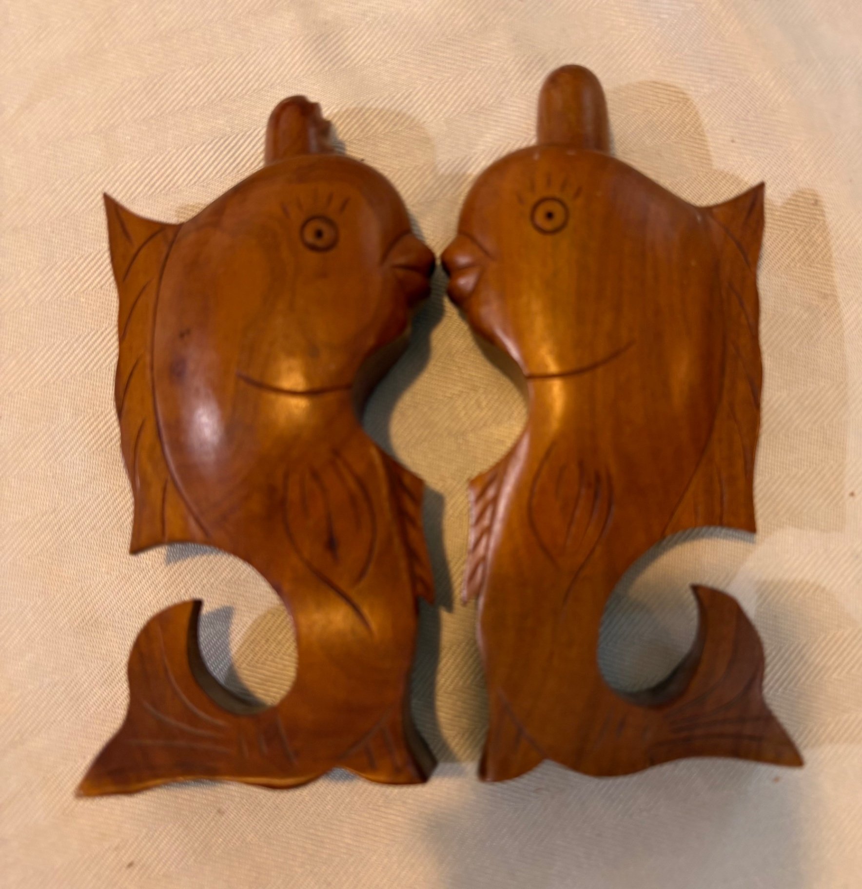 Monkey Pod Carved Wooden Pieces from the Phillipines - image 8 of 15