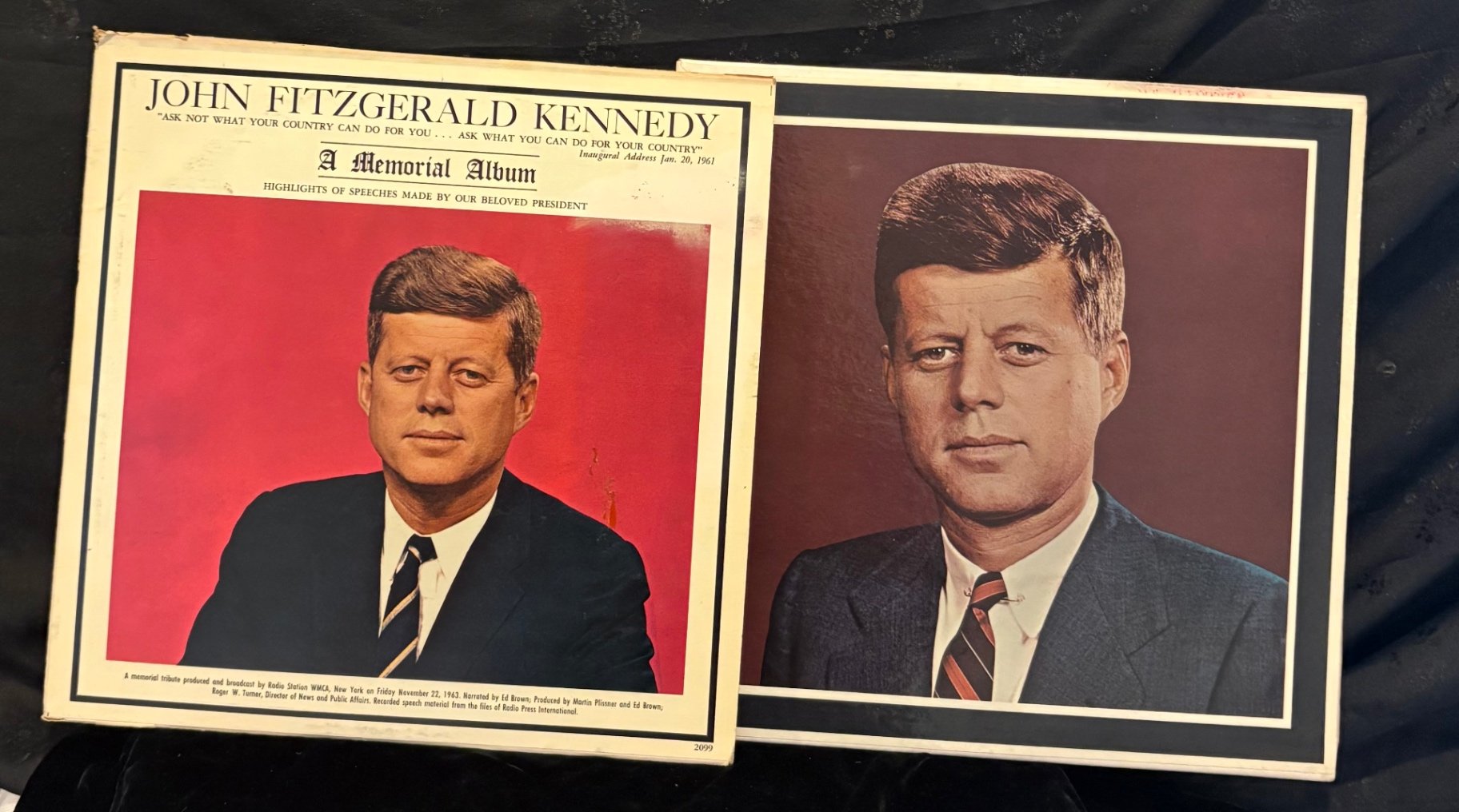 JFK Memories, Ephemera + 2 Record Albums - image 2 of 10
