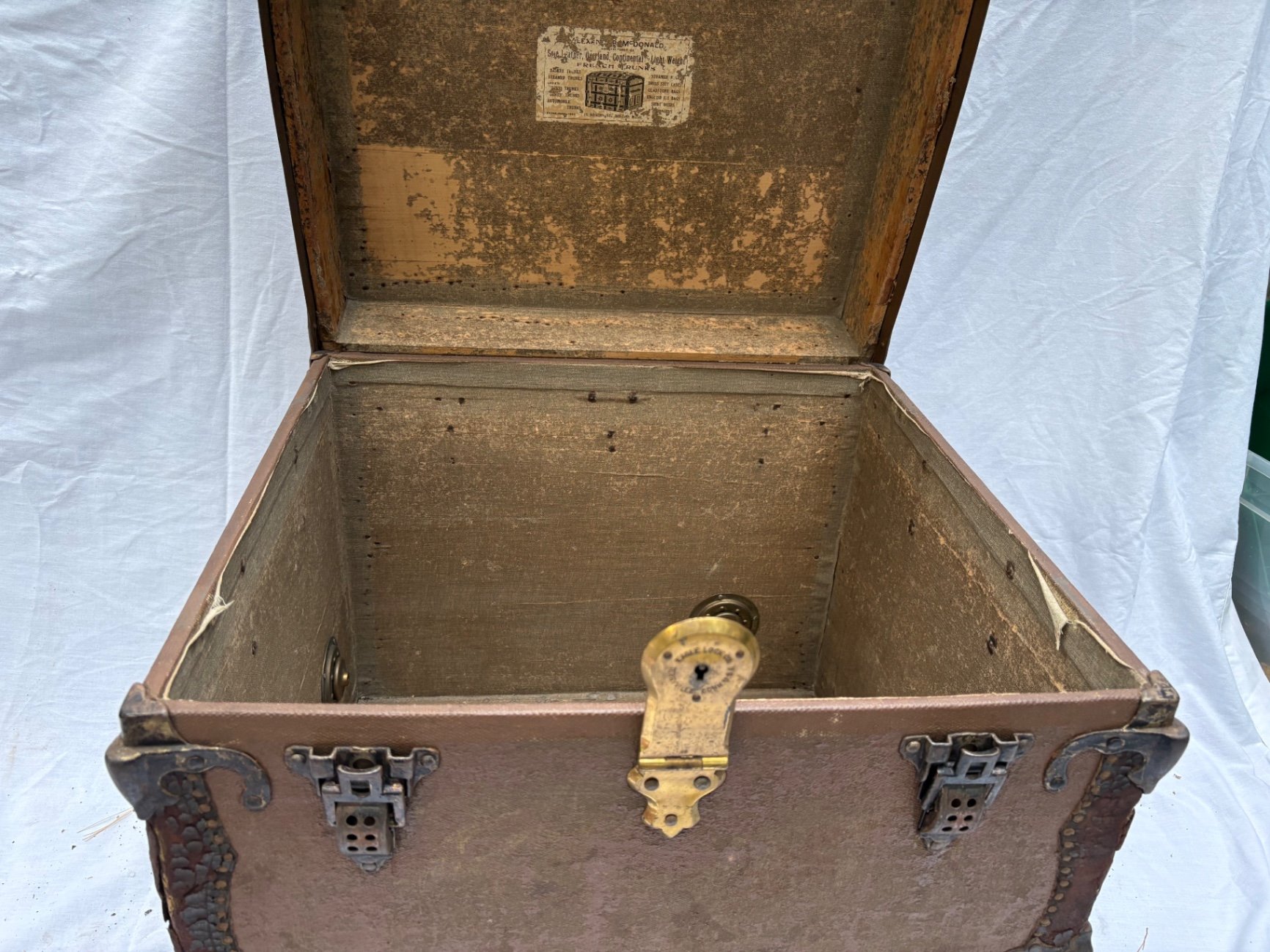 Antique Alexander MacDonald Steamer Trunk  - image 2 of 10
