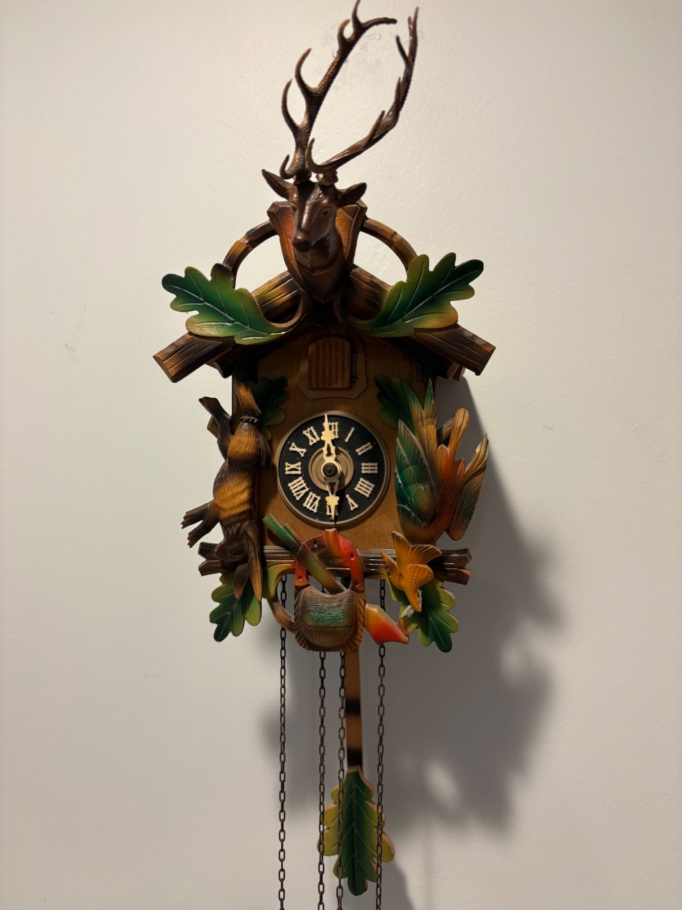 Vintage Hunter Cockoo Clock, Made in Germany  - image 1 of 3