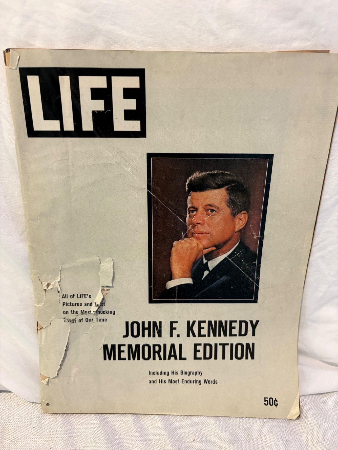 JFK Memories, Ephemera + 2 Record Albums - image 7 of 10