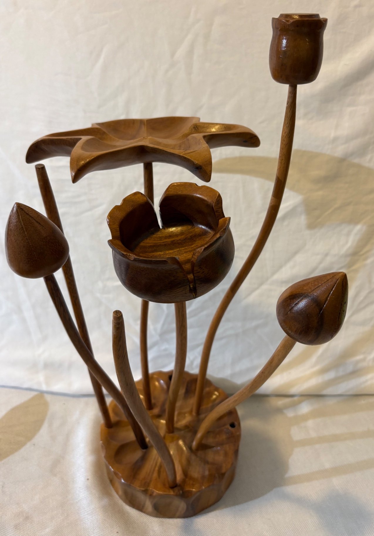 Monkey Pod Carved Wooden Pieces from the Phillipines - image 11 of 15