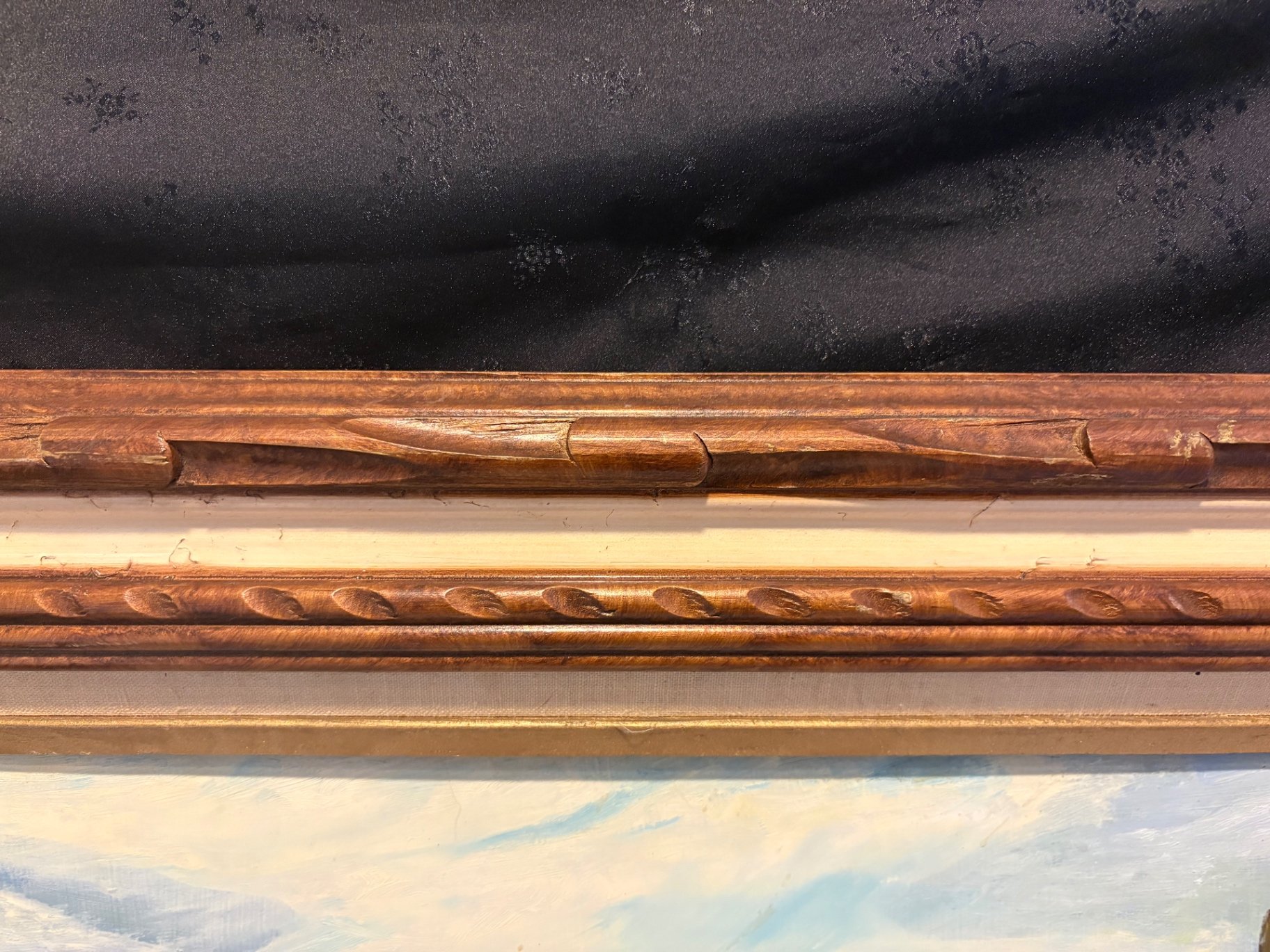 Oil Painting by D. Stearns, depicts Monument Valley - image 4 of 4