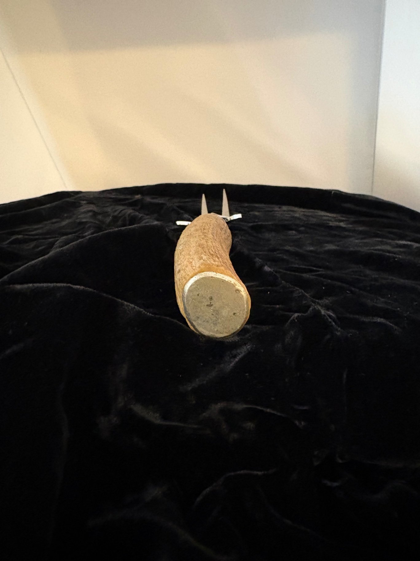 Vintage Solingen Carved Stag Antler  Steak Knives , “Alaska” Theme - image 7 of 7