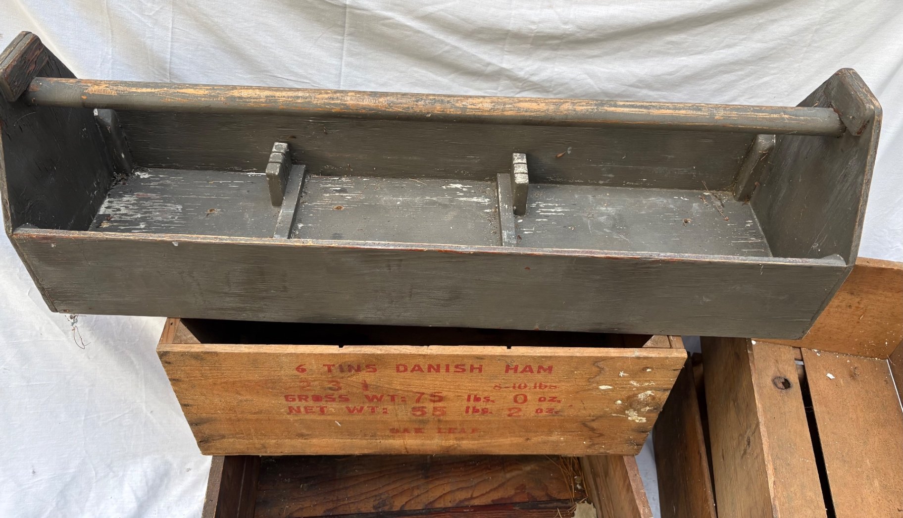 Crates, Vintage Wooden Crates , Tool Boxes  - image 4 of 6