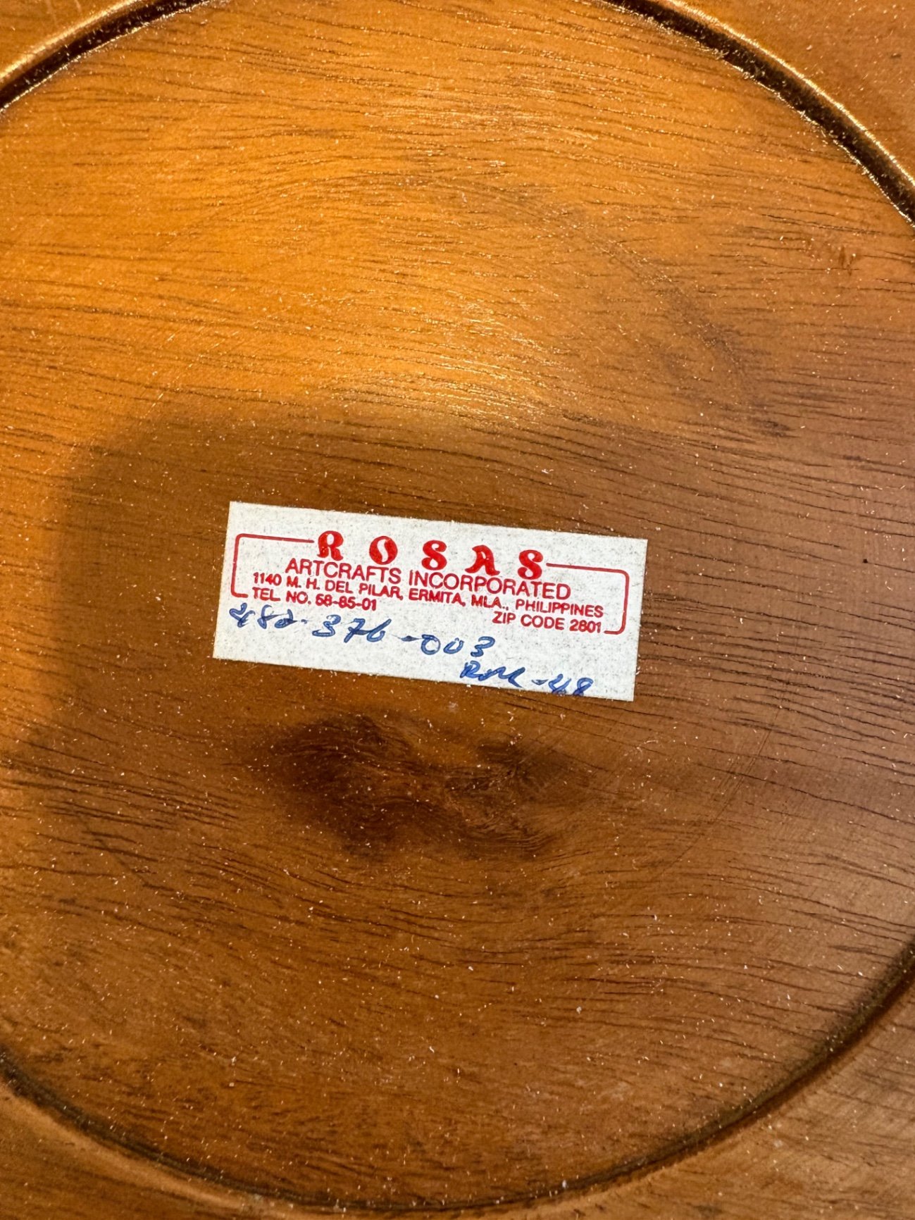 Tiki Style Monkey Pod Wooden Carved Punch Bowl Set  - image 5 of 6