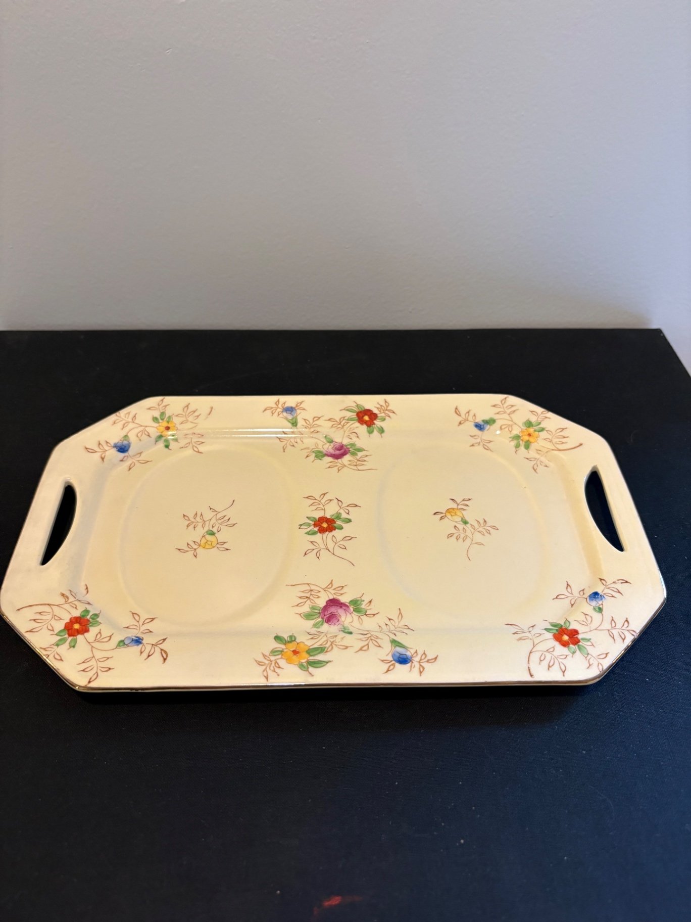 Takita (TT) Japanese Twin Teapot w/ Matching Tray - image 2 of 5