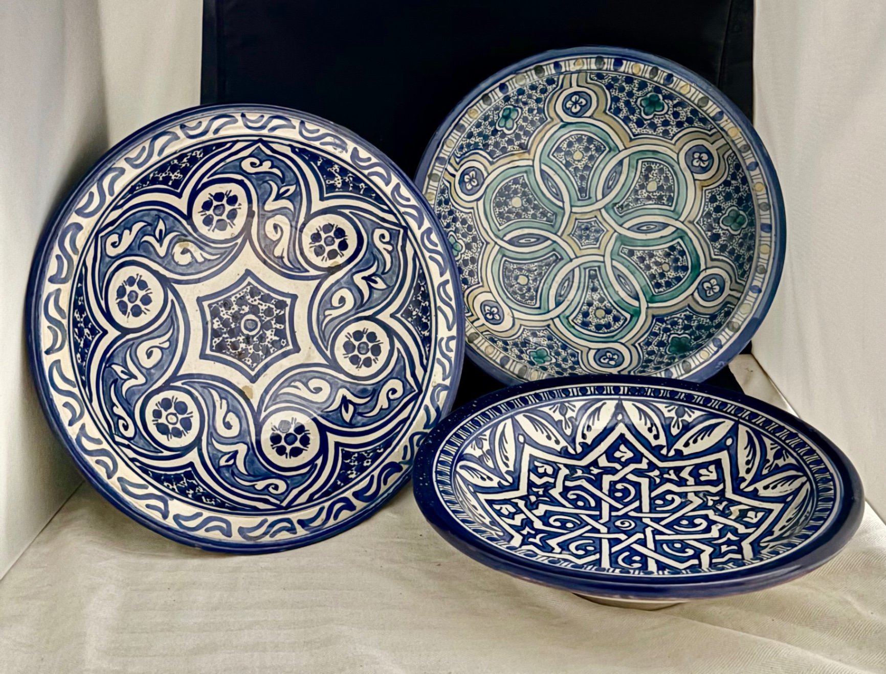 Moroccan Handcrafted Pottery Bowls  - image 1 of 10