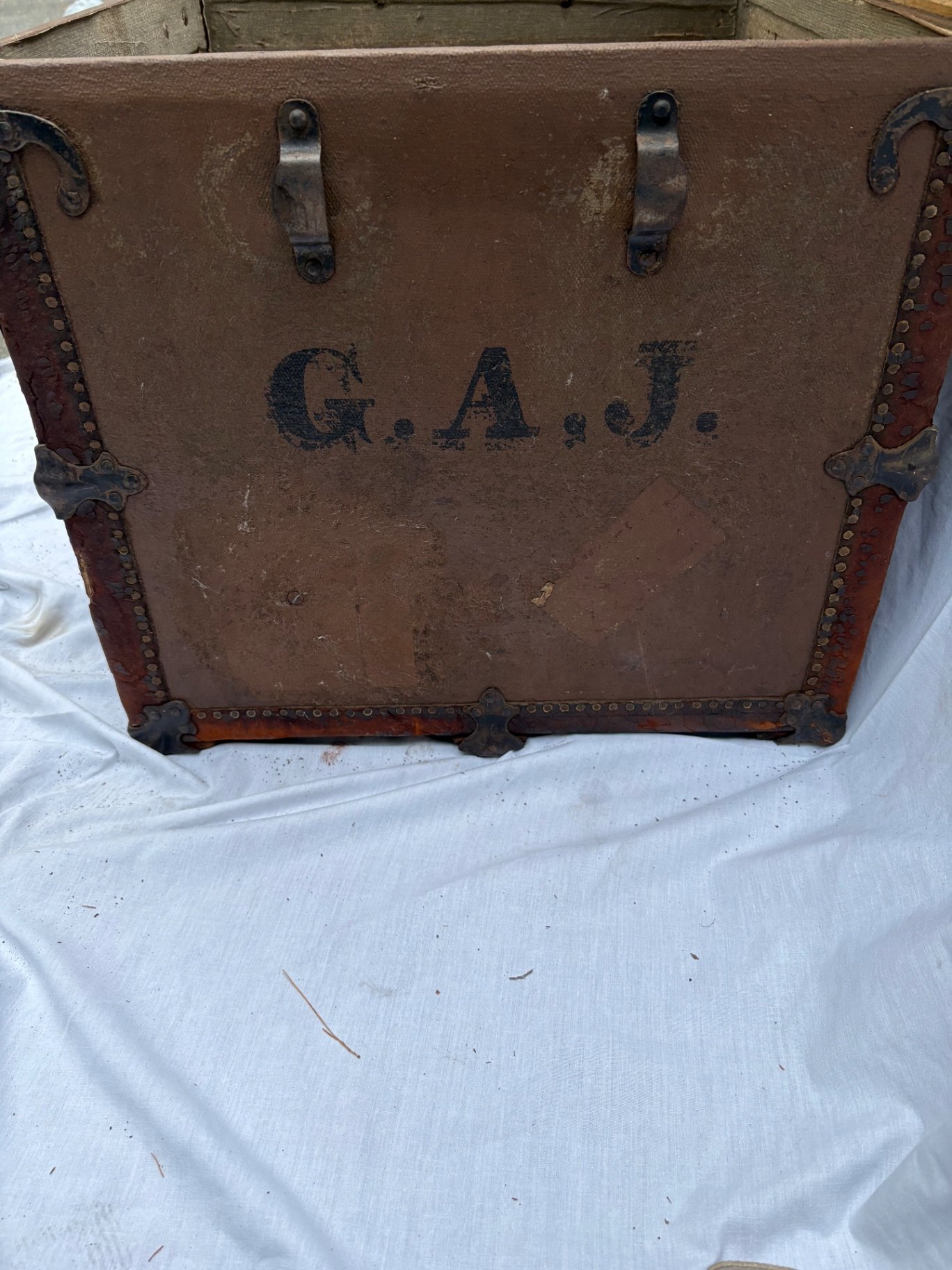 Antique Alexander MacDonald Steamer Trunk  - image 6 of 10