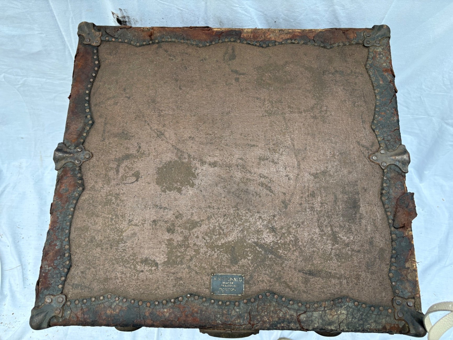 Antique Alexander MacDonald Steamer Trunk  - image 8 of 10