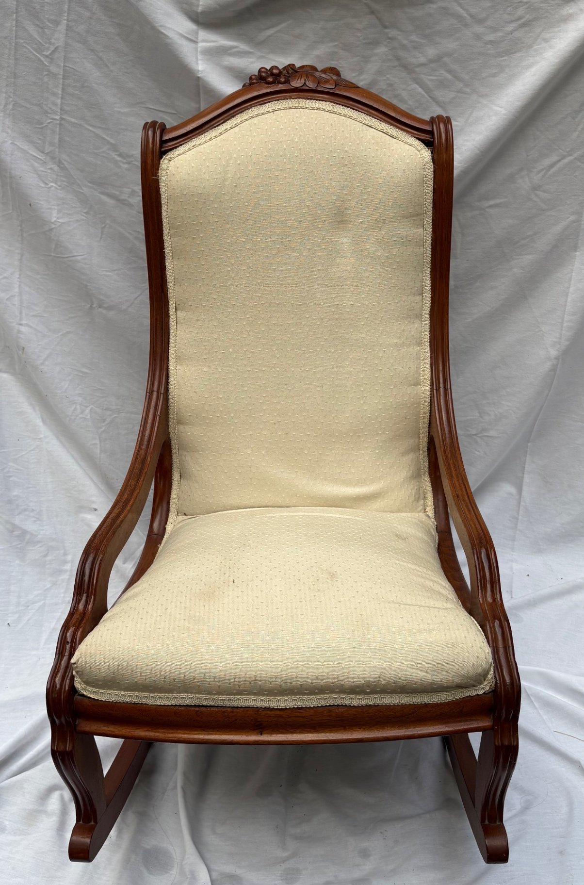 Ladies Victorian Walnut Rocker  - image 1 of 6