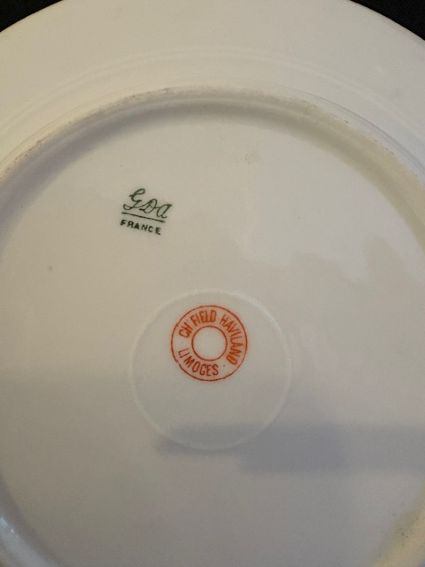 Vintage Limoges GDA Dessert Plates - image 3 of 3