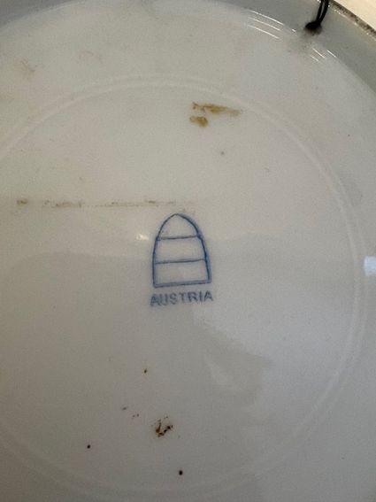 Antique Royal Vienna Porcelain Plate Candle Sconces - image 4 of 4