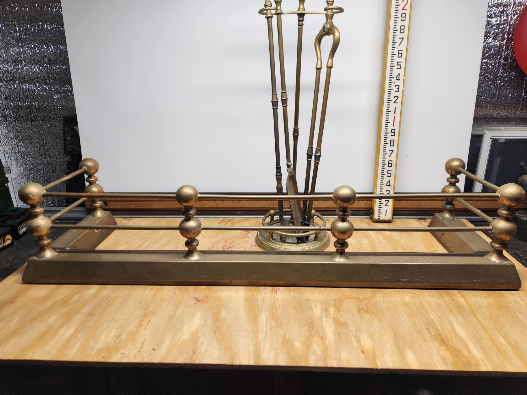 Brass Fireplace Lot - image 1 of 12