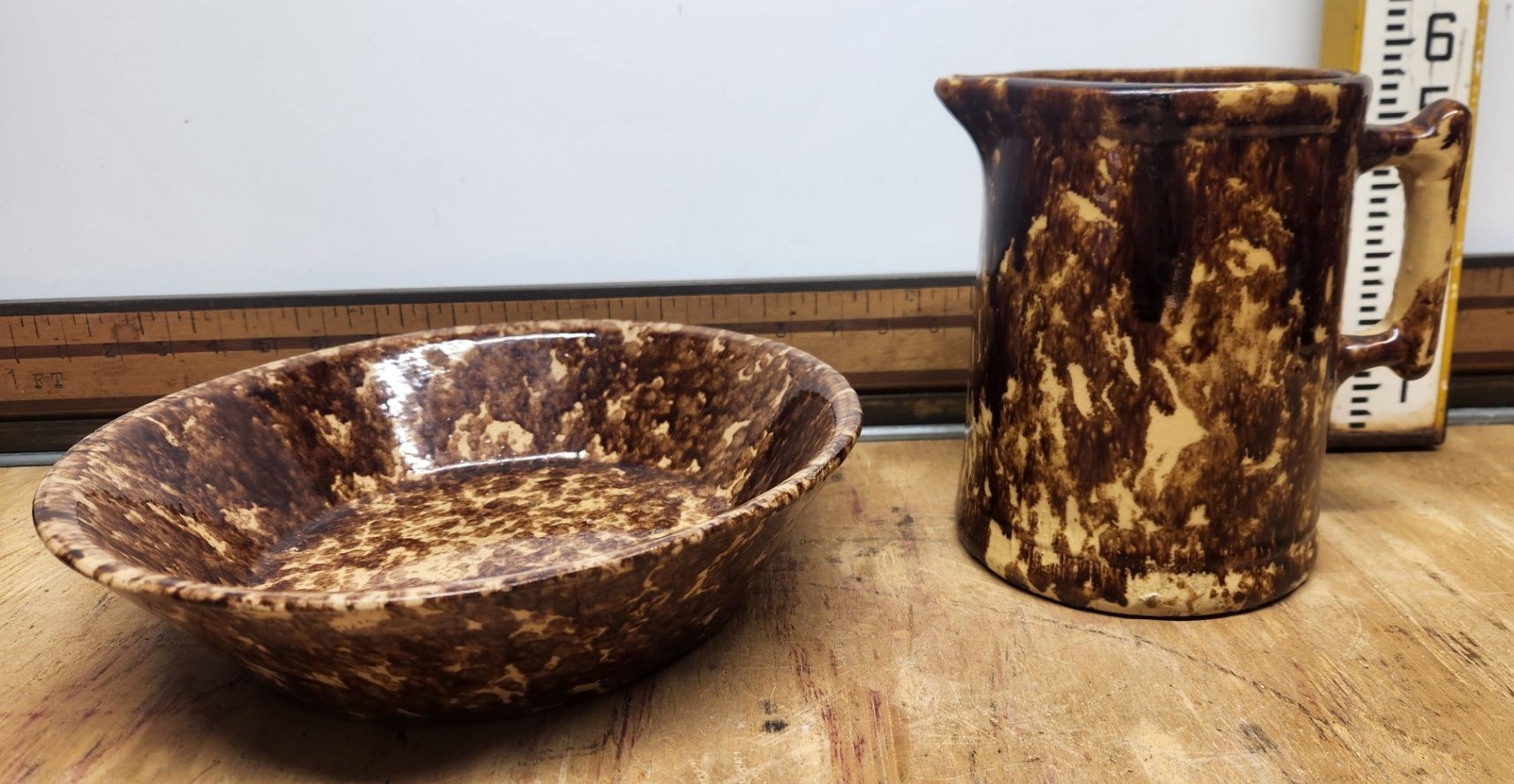Yellow Ware Rockingham Glaze Lot - image 2 of 13