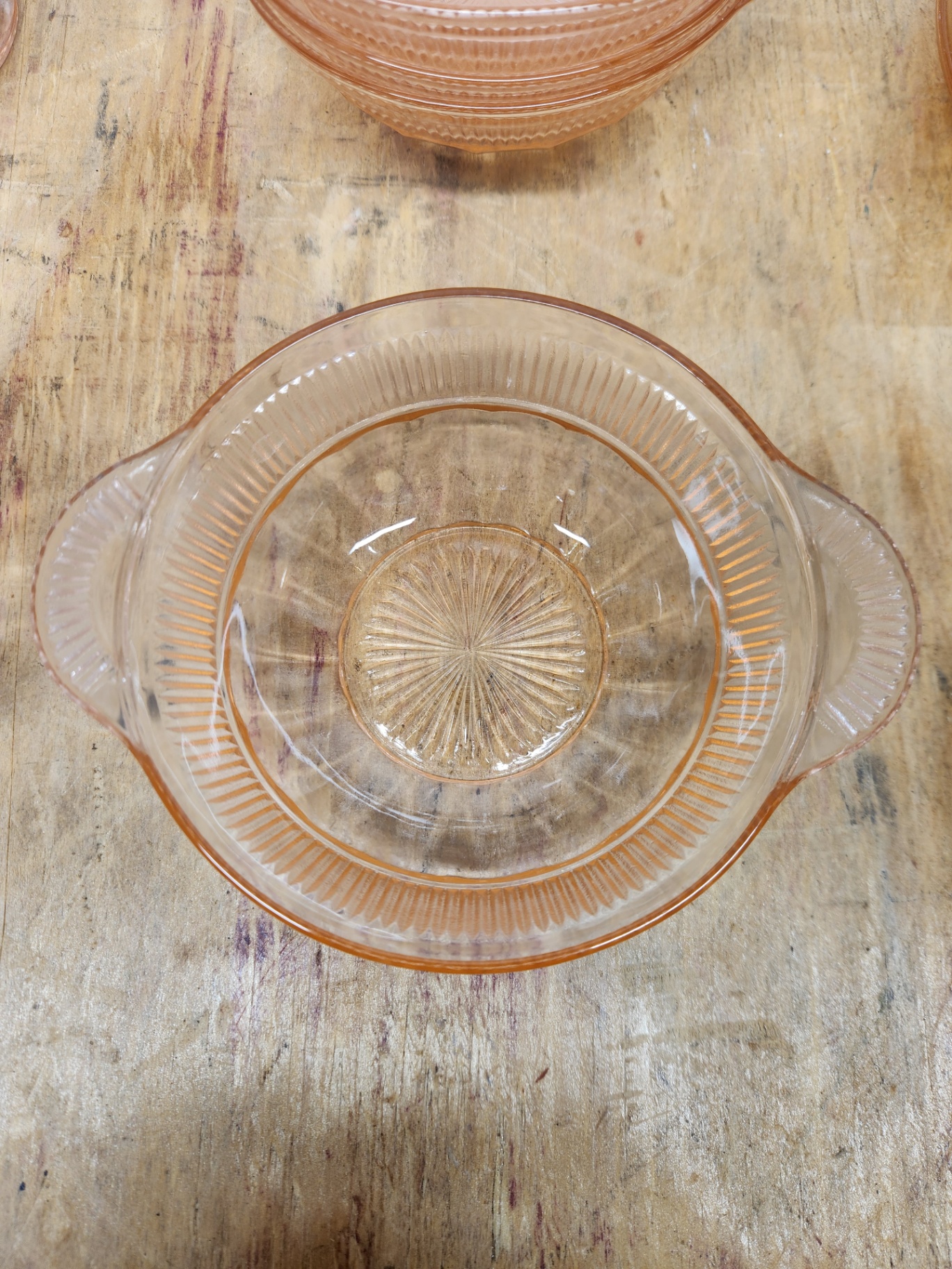Pink Depression Glass Lot - image 7 of 17
