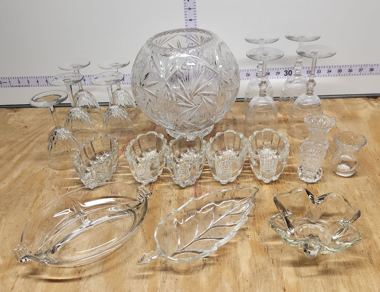 Miscellaneous Clear Glass Lot - image 1 of 21